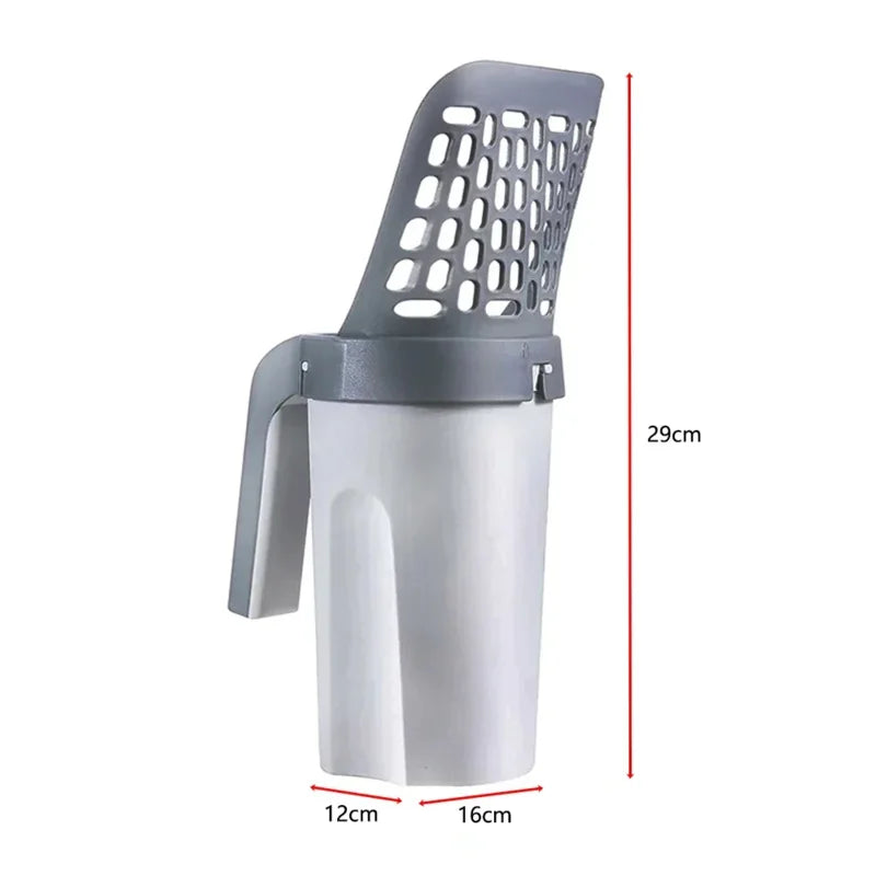 QuickScoop — Self-Cleaning Litter Box Shovel with Bags