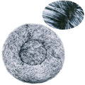 Round Plush Pet Bed (40-90cm) – Super Soft Winter Cozy Bed for Cats & Dogs of All Sizes