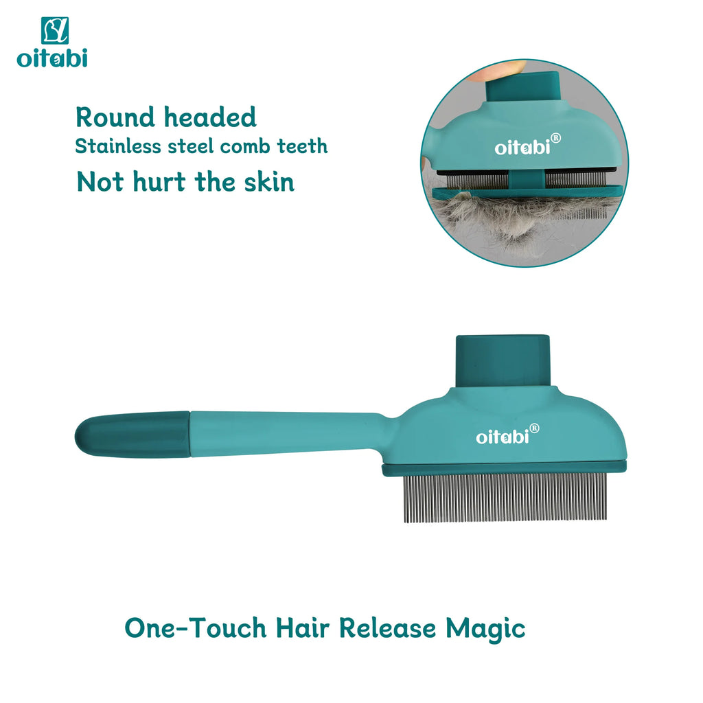 Self-Cleaning Flea Comb for Cats & Dogs