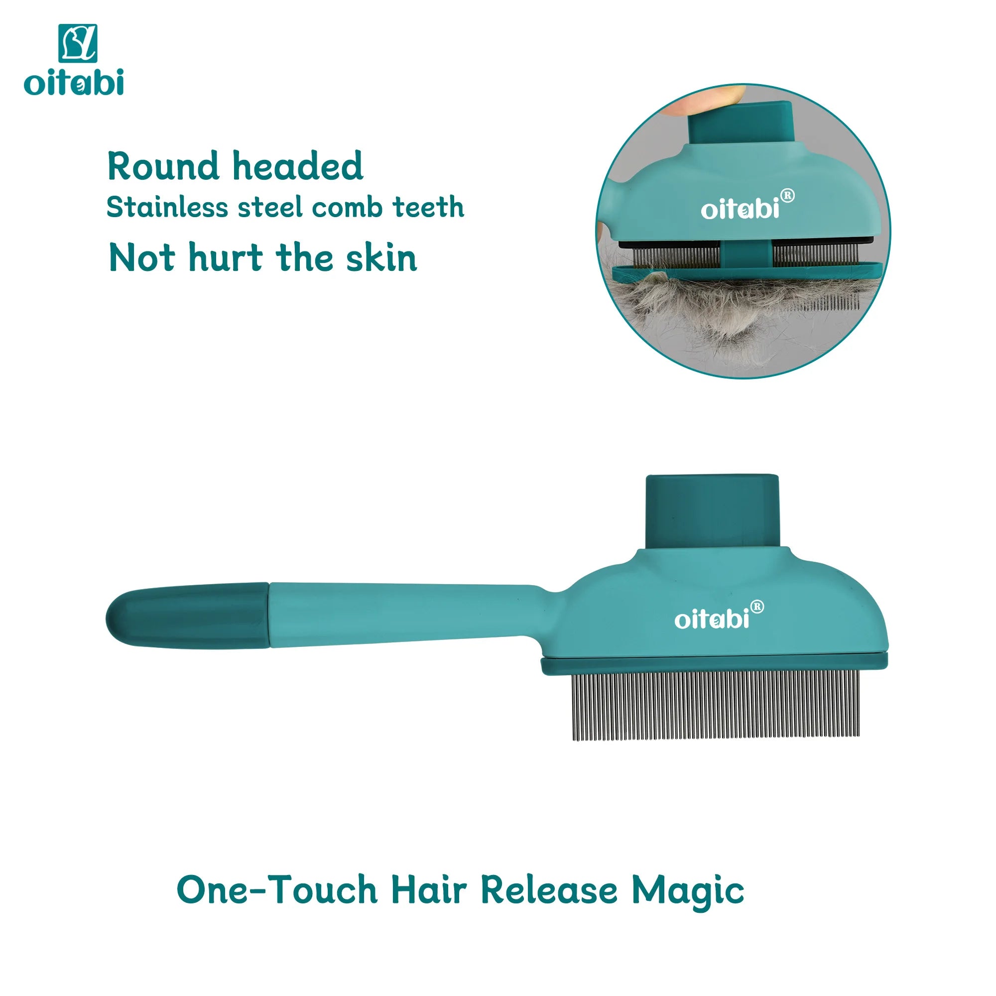 Self-Cleaning Flea Comb for Cats & Dogs