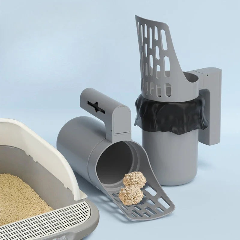 QuickScoop — Self-Cleaning Litter Box Shovel with Bags
