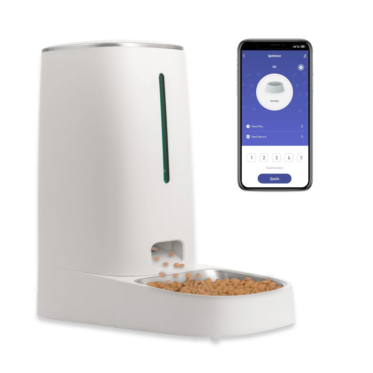 4L WiFi Smart Automatic Pet Feeder with App Control for Cats & Dogs