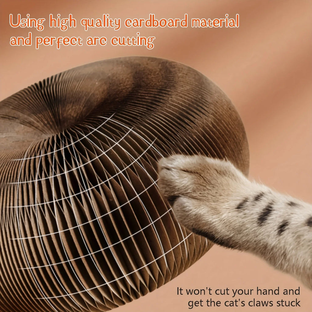 Foldable Cat Scratch & Exercise Toy